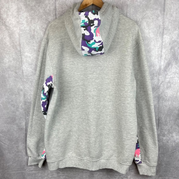 Screenshot Brand Men’s Extra Bear Camo Accent Grey Pullover Hoodie Size XXL - Picture 8 of 12